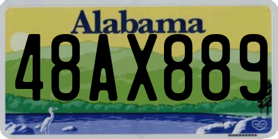 AL license plate 48AX889