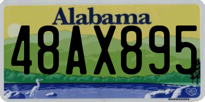 AL license plate 48AX895
