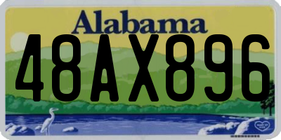 AL license plate 48AX896