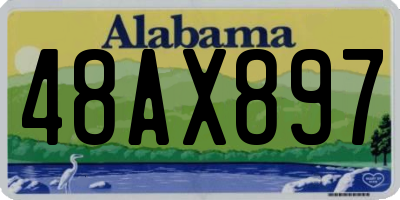 AL license plate 48AX897