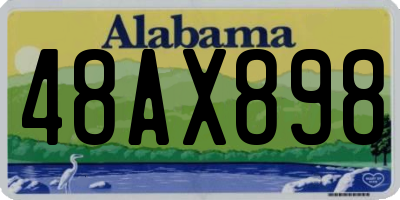 AL license plate 48AX898