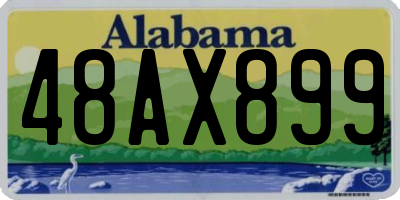 AL license plate 48AX899