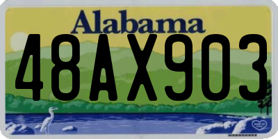 AL license plate 48AX903