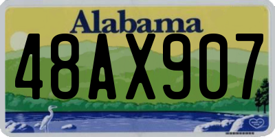 AL license plate 48AX907
