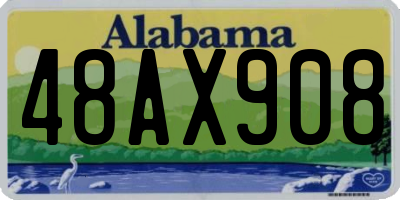 AL license plate 48AX908
