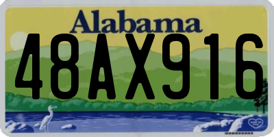 AL license plate 48AX916