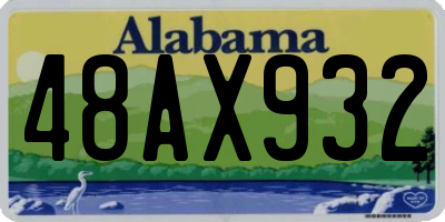 AL license plate 48AX932