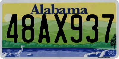 AL license plate 48AX937