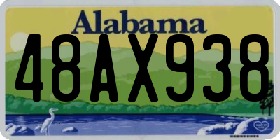 AL license plate 48AX938
