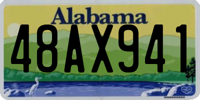 AL license plate 48AX941