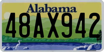 AL license plate 48AX942