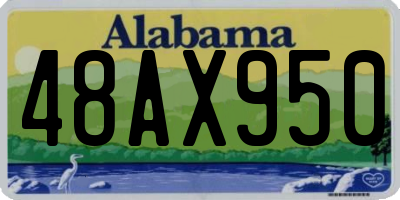 AL license plate 48AX950