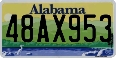 AL license plate 48AX953
