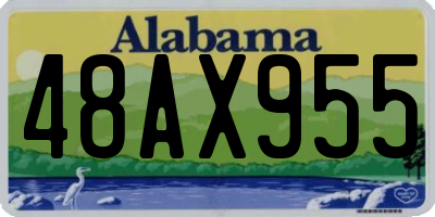 AL license plate 48AX955