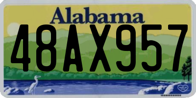 AL license plate 48AX957