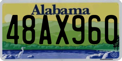 AL license plate 48AX960