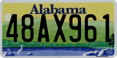 AL license plate 48AX961