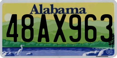 AL license plate 48AX963
