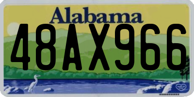 AL license plate 48AX966