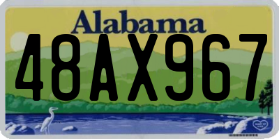 AL license plate 48AX967