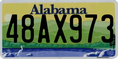 AL license plate 48AX973