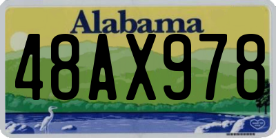 AL license plate 48AX978