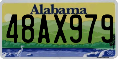 AL license plate 48AX979