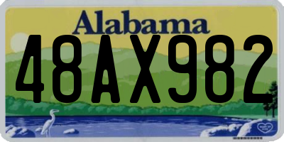 AL license plate 48AX982