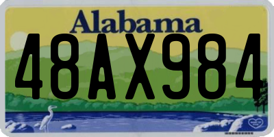 AL license plate 48AX984