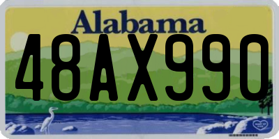 AL license plate 48AX990