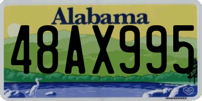 AL license plate 48AX995