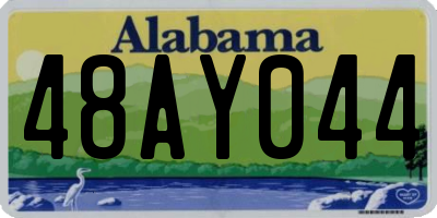 AL license plate 48AY044