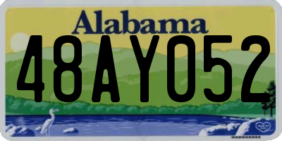AL license plate 48AY052