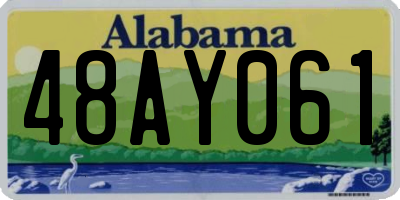 AL license plate 48AY061