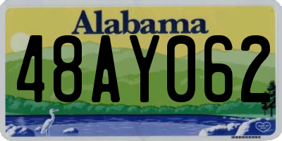 AL license plate 48AY062