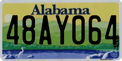 AL license plate 48AY064
