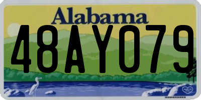 AL license plate 48AY079