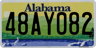 AL license plate 48AY082