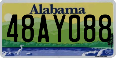 AL license plate 48AY088