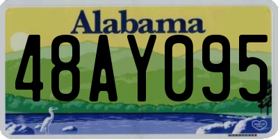 AL license plate 48AY095
