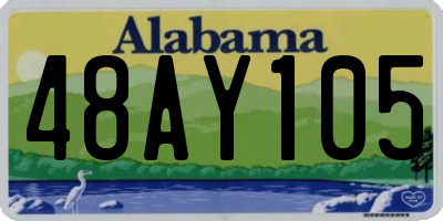 AL license plate 48AY105