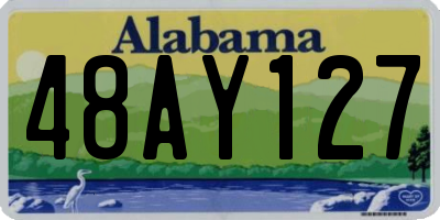 AL license plate 48AY127