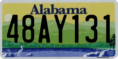 AL license plate 48AY131