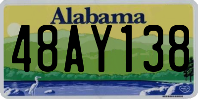 AL license plate 48AY138