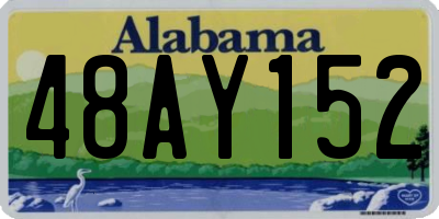 AL license plate 48AY152