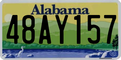 AL license plate 48AY157
