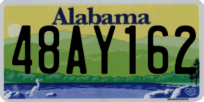 AL license plate 48AY162