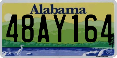 AL license plate 48AY164