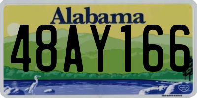 AL license plate 48AY166