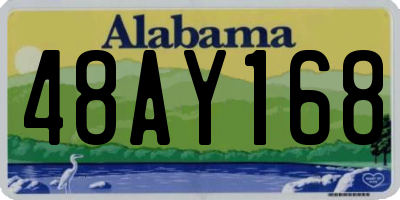 AL license plate 48AY168